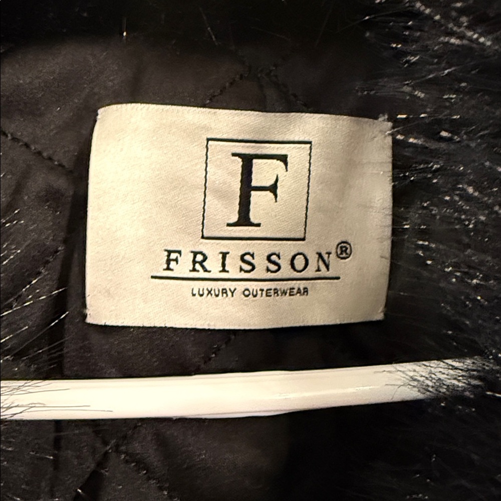 Frisson Faux Fur Bomber Jacket - Black - Picture 2 of 3